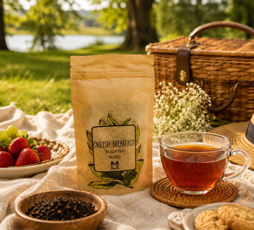 English Breakfast Leo Tea w opakowaniu doypack